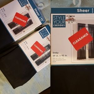Sheer curtains